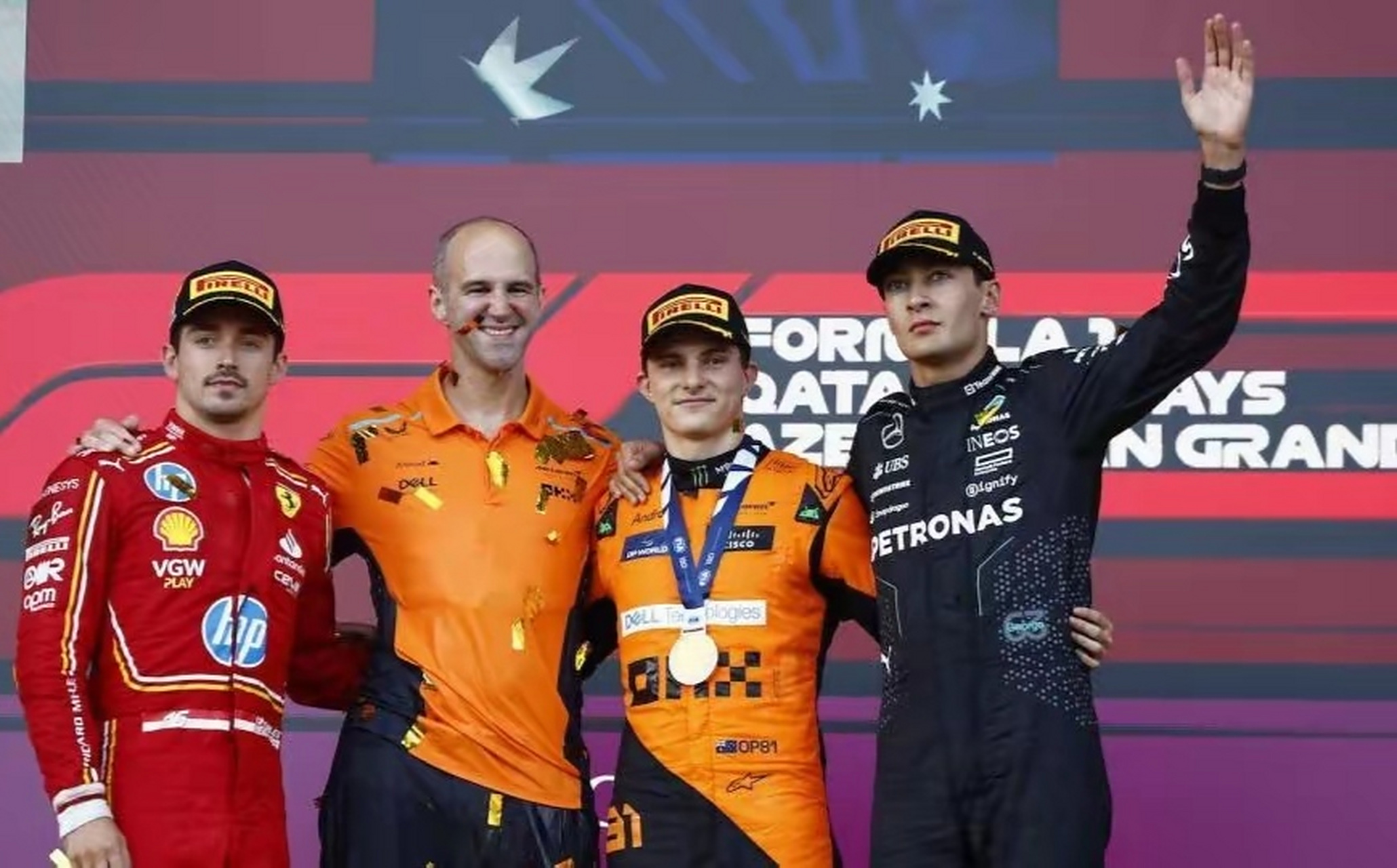 梅赛德斯险胜迈凯伦，佩雷兹关键制胜