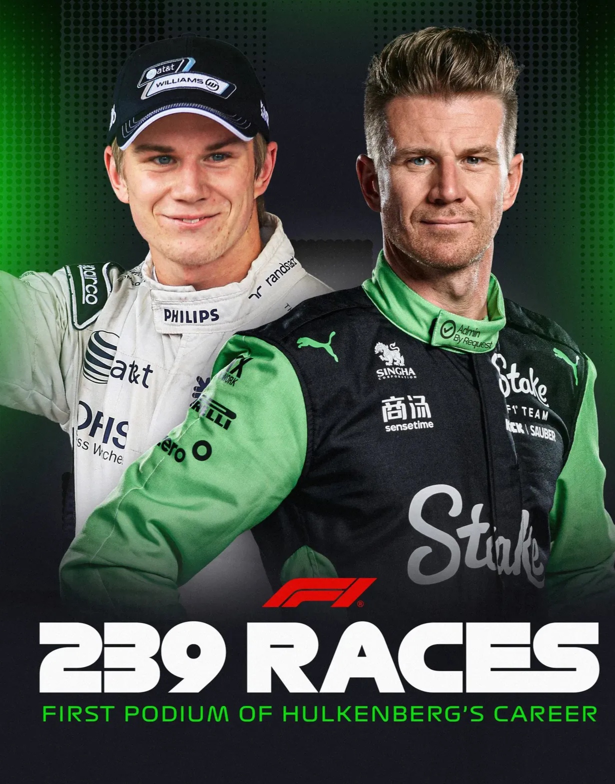 红牛二队力克索伯车队，塞恩斯高光表现